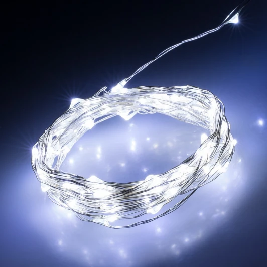034756 Светодиодная гирлянда ARD-CLASSIC-DEW-5000-CLEAR-100LED-STD Cool (12V, 2.1W) (IP65)