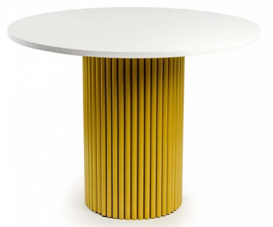 615168 Кухонный стол Notta Барел (Металл,МДФ/Белый) арт.615168