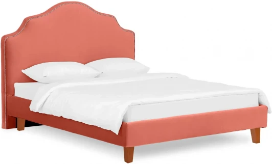 663250 Кровать Queen II Victoria L 1600 ОГОГО (арт.663250), (Ткань/Оранжевый)