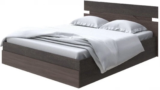 2015674 Без бренда Кровать Milton с подъемным механизмом (ЛДСП Дуб Кантербери/Ясень Шимо Темный) 80x190