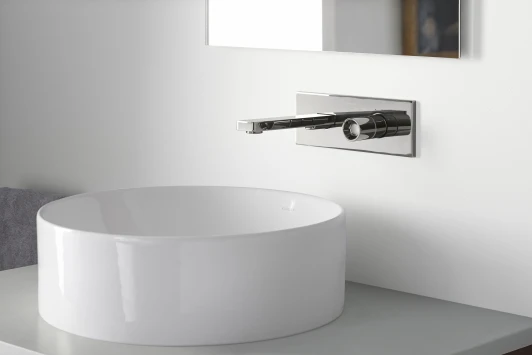 E73061-CP Смеситель Jacob Delafon Composed E73061-CP С ВНУТРЕННЕЙ ЧАСТЬЮ, для раковины