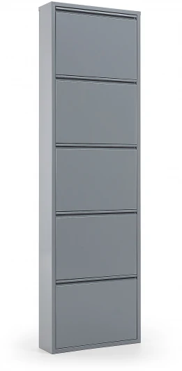 067551 Ящик для обуви La Forma (ex Julia Grup) Ode (Серый/ Металл,Сталь)