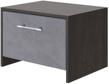 1939813 PROxSON Тумба Varna (ЛДСП Кантербери+ткань Дуб Кантербери/Teddy Мокрый асфальт) 51x40