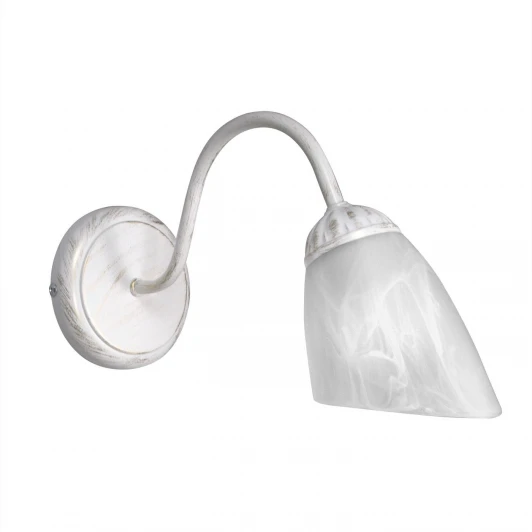 S9091-1 Бра Day&Night, 1 плафон, белый с золотом и прозрачным