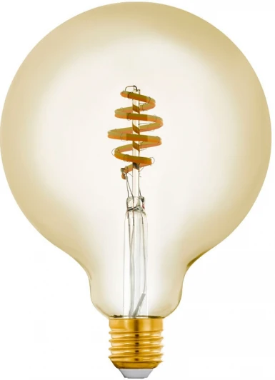 12582 Лампочка светодиодная филаментная желтый шар E27 5,5W Eglo Lm_led_e27 12582