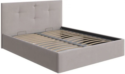 2028862 PROxSON Кровать Mono с бельевым ящиком (Ткань: Рогожка Тетра Бежевый) 180x200