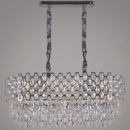 00995-0.4-10L MX CH Подвесная люстра хрустальная Reluce 00995-0.4-10L MX CH