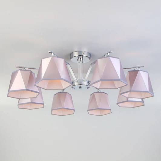 60076/8 хром Потолочная люстра Eurosvet Corner 60076/8 хром