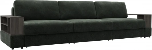 129077 Диван прямой с 2 полками Лига-055 НПБ Лонг Лига Диванов (Шенилл) арт.129077