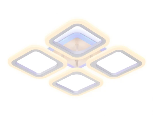 FA441 Потолочная люстра Ambrella Acrylica Original FA441 (регулировка яркости, LED, 220V, пульт управления, управление смартфоном, умный дом - PC.Lamper)