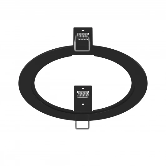 217917 Рамка для одного встраиваемого светильника Lightstar Intero, круг, черный