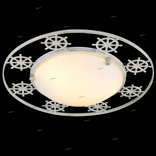 11365/3C Светильник настенно-потолочный Natali Kovaltseva Sea, 3 лампы, белый с золотом