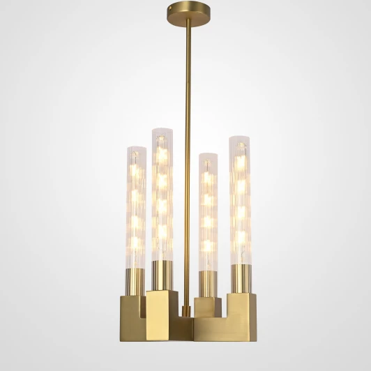 40.1566 Потолочная люстра на штанге Rh Canelle Pendant Lamp 4 Modern Brass Imperiumloft 40,1566 (84608-22) (220V)