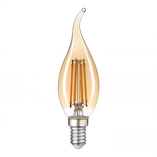 TH-B2117 Лампочка светодиодная филаментная прозрачная свеча на ветру E14 5W Thomson Tail Candle TH-B2117