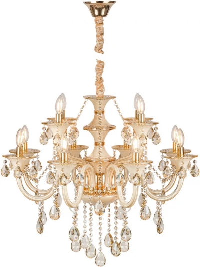 KAMILA SP8+4 GOLD Подвесная люстра AM Group KAMILA KAMILA SP8+4 GOLD