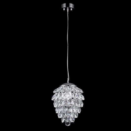 CHARME SP1+1 LED CHROME/TRANSPARENT Подвесной светильник Crystal Lux Charme SP1+1 LED CHROME/TRANSPARENT