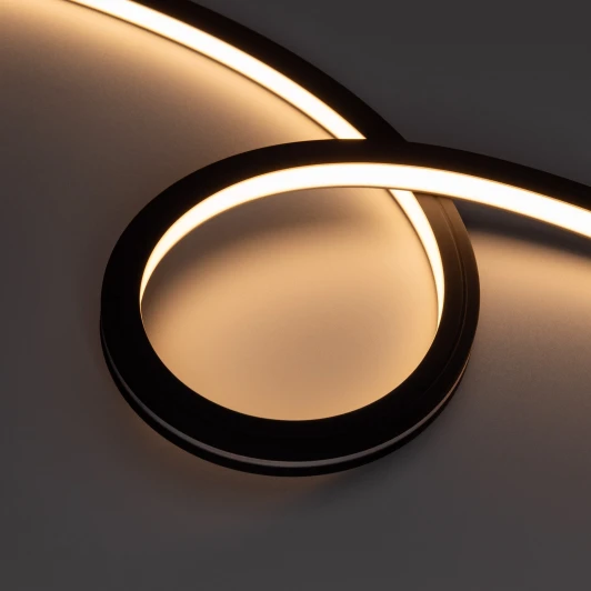 036731 Светодиодная лента герметичная NOVA-TOP-BLACK-A120-16x15mm 24V Warm3000 (10 W/m, IP67, 2835, 5m, wire x2) (Arlight, Вывод боковой) 036731