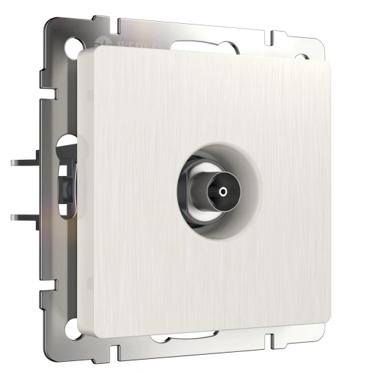 W1183013 ТВ-розетка оконечная (перламутровый рифленый) Werkel W1183013 (a051171)