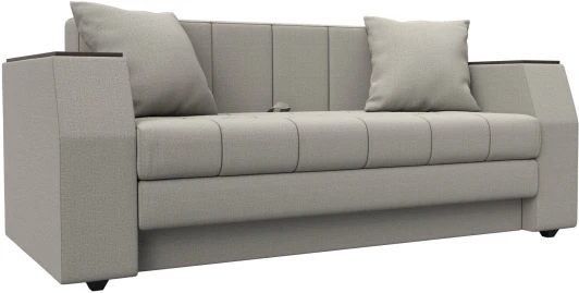 122571 Диван прямой Атлант мини (Бежевый/Рогожка) Лига Диванов арт.122571