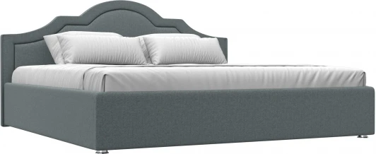 123051 Кровать интерьерная Афина 200 (Серый/Рогожка) Лига Диванов арт.123051