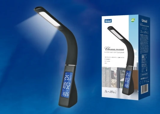 TLD-550 Black/LED/260Lm/4500K/Dimmer Офисная настольная лампа Uniel TLD-550 Black/LED/260Lm/4500K/Dimmer