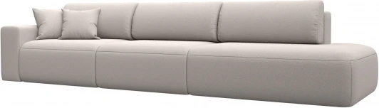 127702L Диван прямой Лига-036 НПБ Модерн Лонг подлокотник слева Лига Диванов (Замша) арт.127702L