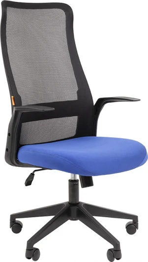 CHAIRMAN 573 Компьютерное кресло CHAIRMAN 573 (Пластик,Ткань,Сетка/Синий)