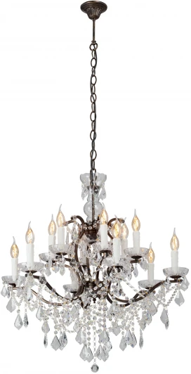 V5814-7/12 Подвесная люстра Vitaluce V5814-7/12, 12xE14 макс. 40Вт V5814-7/12 (220V, подвески, на цепи, подсвечник, свеча)