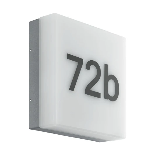 97289 Настенный светильник уличный Eglo Cornale 97289 (LED, 220V, куб, цифры)