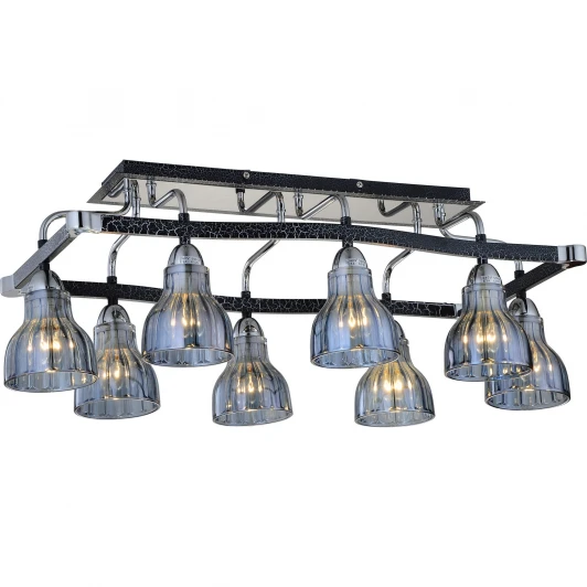 411-08-63CBC chrome + black crack Потолочная люстра N-Light 411 411-08-63CBC chrome + black crack