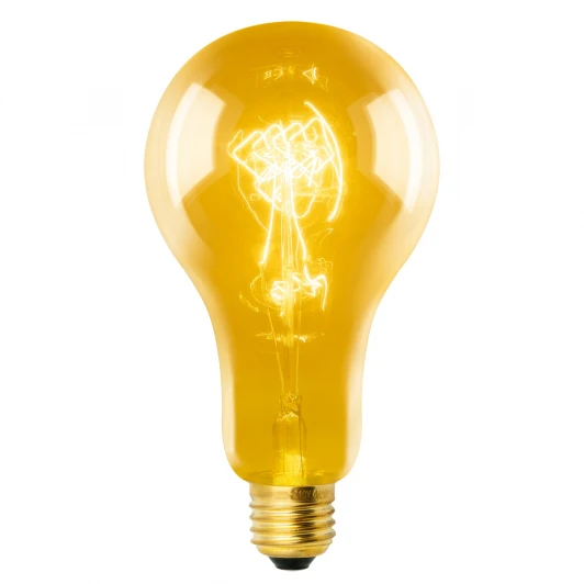 IL-V-A95-60/GOLDEN/E27 SW01 Лампочка накаливания груша желтая E27 60W Uniel IL-V-A95-60/GOLDEN/E27 SW01