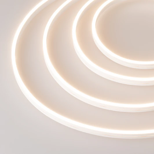 037553 Светодиодная лента герметичная МУНLIGHT-SIDE-A168-4x10mm 24V Warm3000 (7.2 W/m, IP65, 5m, wire x2) (Arlight, Силикон) 037553