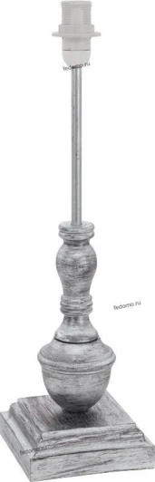 49299 Основание настольной лампы Eglo Vintage, 1 лампа, серебро