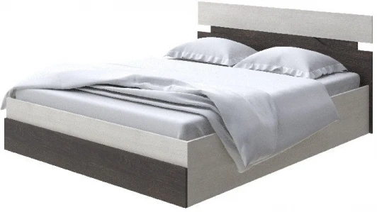 2015691 Без бренда Кровать Milton с подъемным механизмом (ЛДСП Дуб Шамони светлый (124)/Дуб Кантербери) 120x200