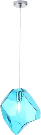 NUESTRO SP1 CHROME/BLUE Подвесной светильник NUESTRO SP1 CHROME/BLUE Crystal Lux (220V, на проводе)
