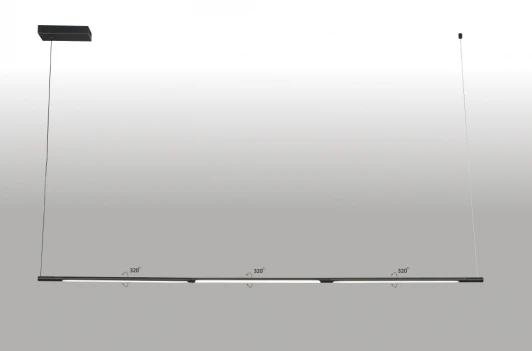 LARGO SP33W L1770 BLACK Подвесной светильник Crystal Lux LARGO SP33W L1770 BLACK (LED, 220V, на тросе)