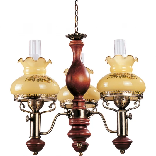 836-03-03 красное дерево+бронза Подвесная люстра N-Light 836 836-03-03 красное дерево+бронза