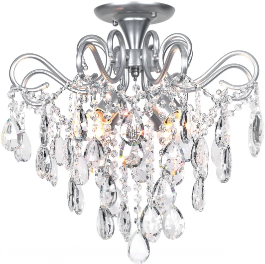 643/4P Silver Потолочная люстра Ophelia 643/4P E27*60W Silver Escada