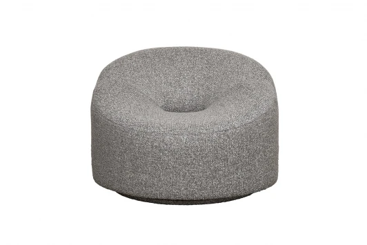 LUNA-Santo1606-CHSER Кресло поворотное LUNA рогожка черно-серый Santo1606-CHSER 98*90*69см Garda Decor