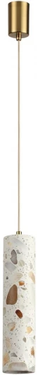 7012/6L Подвесной светильник Odeon Light Terrazzo 7012/6L металл/ терраццо/античная бронза/серый IP20 6W 3000K 220V (LED, на проводе)