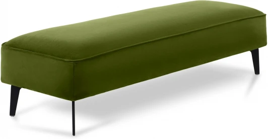 787132 Банкетка Amsterdam ОГОГО (арт.787132), (Ткань,Велюр/Зеленый)