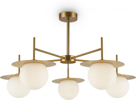 FR5202PL-05BS Потолочная люстра на штанге Freya Camelia FR5202PL-05BS (220V, шар)