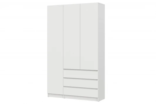 00-00272631 Шкаф трехстворчатый Арника Бали, Белый