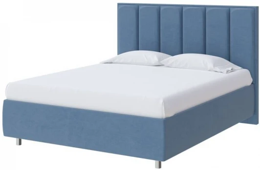 1923355 PROxSON Кровать Routa без основания (Ткань: Рогожка Тетра Голубой) 120x200