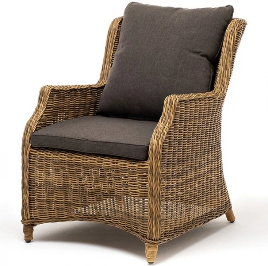 YH-C1548W "Неаполь" плетеный стул из искусственного ротанга, цвет соломенный 4SIS арт.УТ-00006748