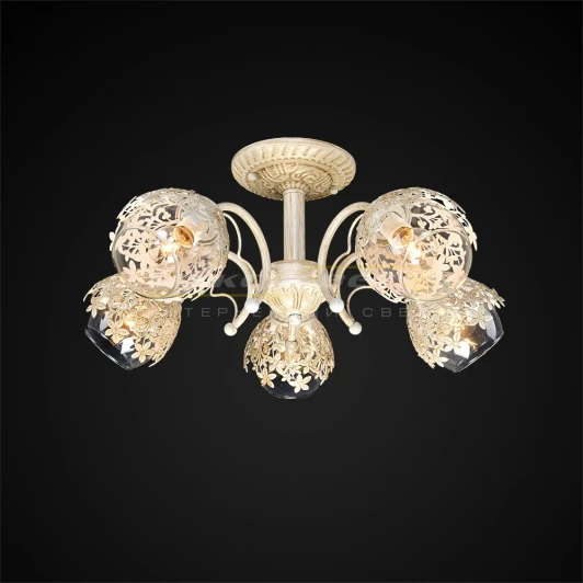 1-9360-5-WHS E27 Потолочная люстра Максисвет 9360 1-9360-5-WHS E27