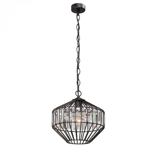 V4241-1/1S Подвесной светильник Vitaluce V4241-1/1S (220V, хрусталь, на цепи, круглые)