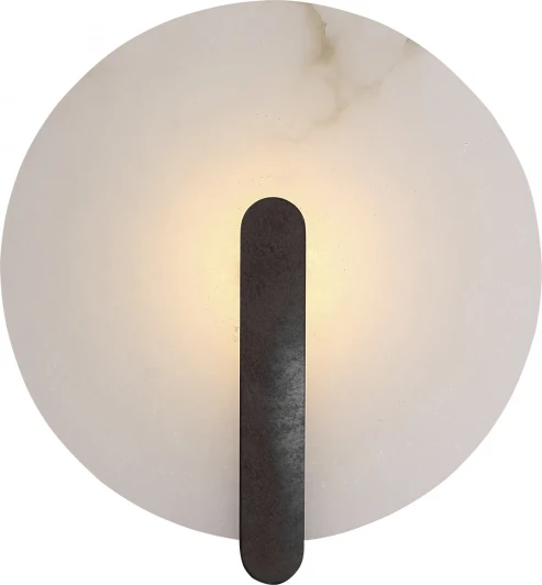 SL1195.401.01 Настенный светильник ST Luce Montre SL1195.401.01 черный/алебастр LED 1*5W 3000K (220V, круглые)