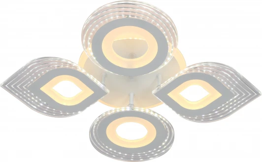 10254/4LED Люстра потолочная светодиодная Ivy 10254/4 LED*50W+18W White BL