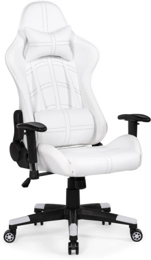 15571 Компьютерное кресло Woodville Blanc white / black 15571